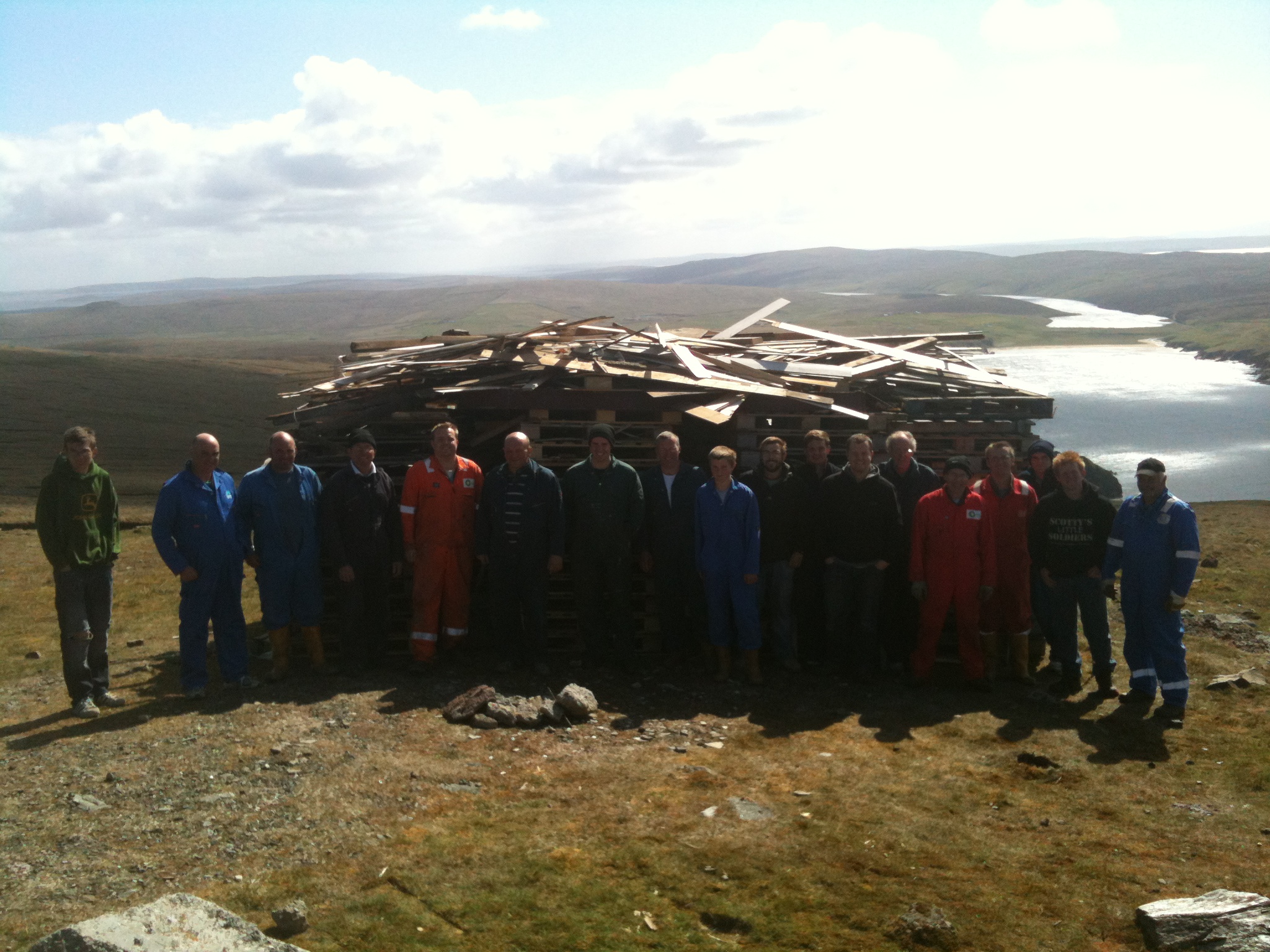 UK's Most Northerly Jubilee Beacon UNST The Island Above All Others