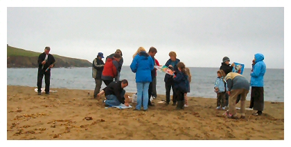 Flying Kites On Skaw Beach