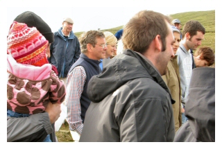 Interested Spectators Look On