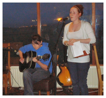 Young Musicians Entertain The Crowd