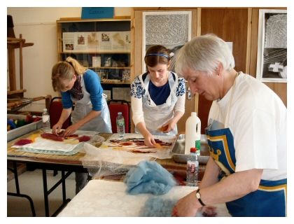 Getting The Hands Dirty At The Dyeing & Felting Workshop