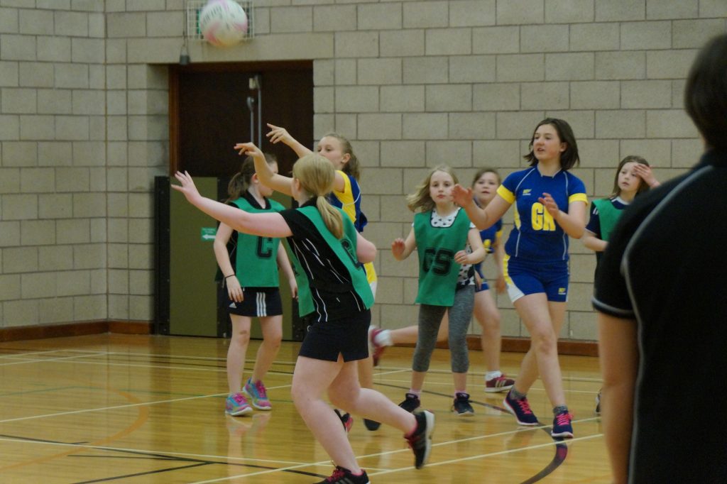 Primary Netball 3 Baltasound Junior High School