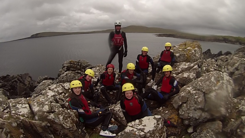 coasteering group