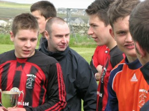 Coaching Staff & Players Celebrate